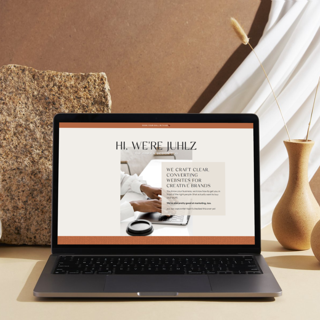 Web design for boutique marketing agency