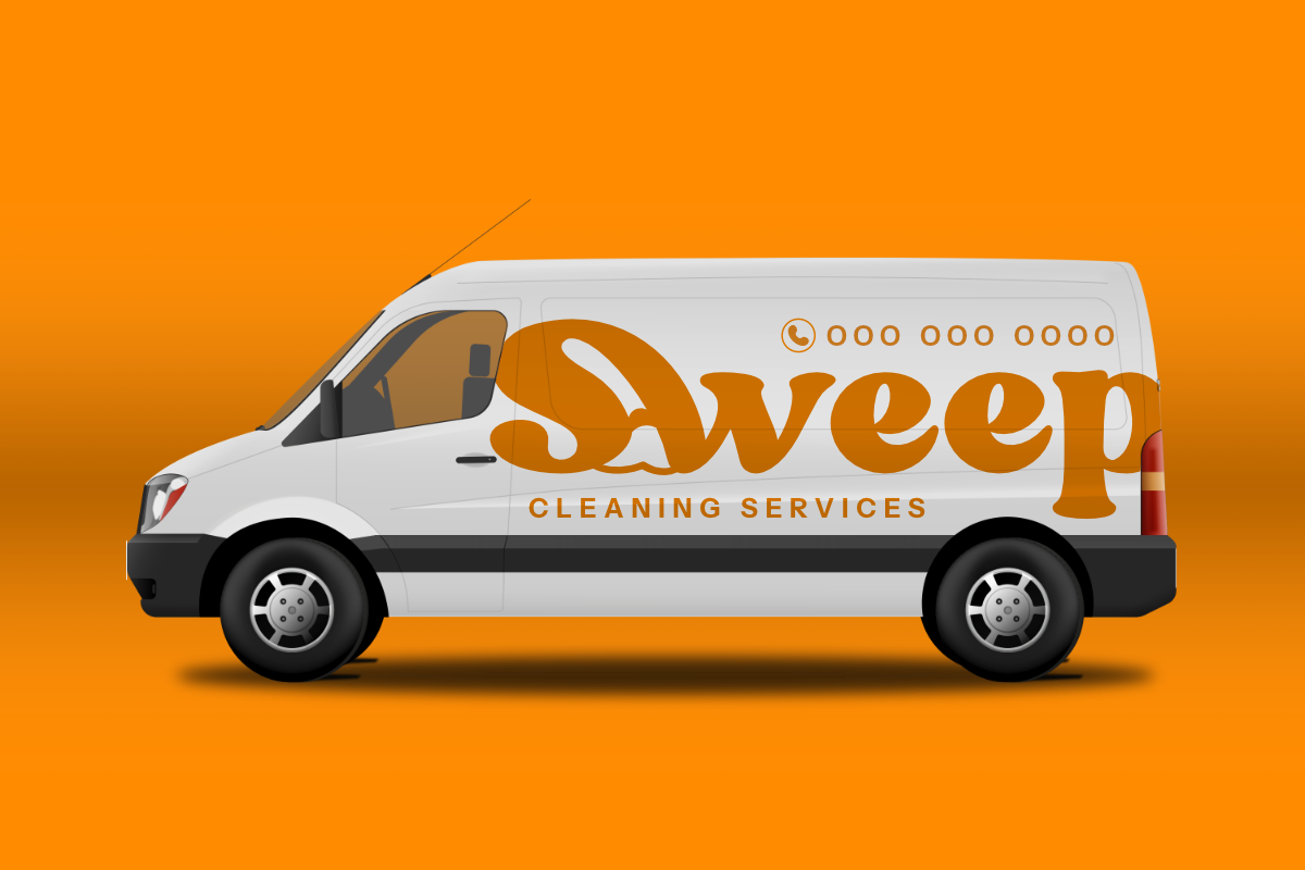 Brand identity for Canadian cleaning service company